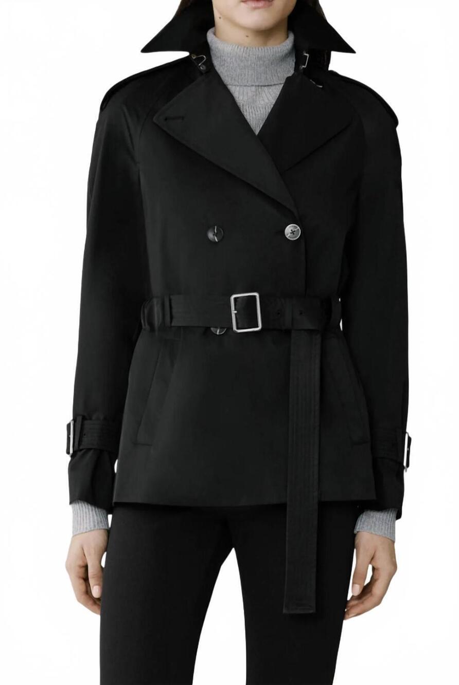 NEW SOIA&KYO becky trench jacket in black